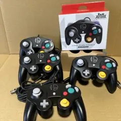 ニンテンドー ゲームキューブ コントローラ スマブラブラック 2個