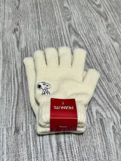 PEANUTS スヌーピー 手袋 アイボリー