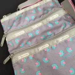 LeSportsac 鳥プリント ショルダーバッグ