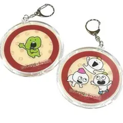 67☆ ラウンドワン限定　にしむらゆうじ　アクリルキーホルダー　かえる　こびと
