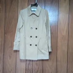 ベージュ ダブルブレスト トレンチコート23区　38