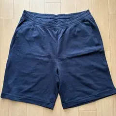 ユニクロ エアリズムコットンイージーショートパンツ ネイビー Lサイズ