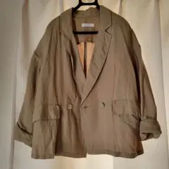 SENSE OF PLACE ベージュ テーラードジャケット One Size