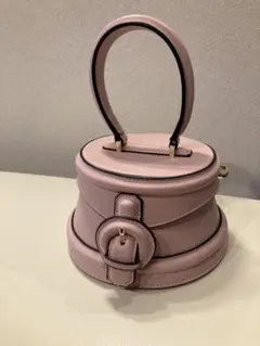 Olu. ラウンドレトロボックスバッグ ピンク