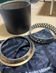 ソロストーブレンジャー 初期型＋ペレット用ロストル＋蜘蛛の巣型五徳