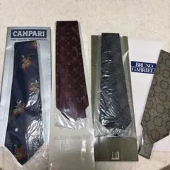 CAMPARI Dunhillなどネクタイ 4本セット