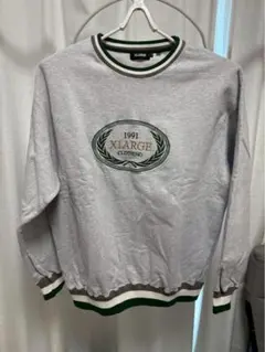 XLARGE 1991 ロゴ スウェット グレー