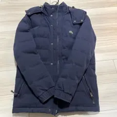 Lacoste ネイビー ダウンジャケット フード付き