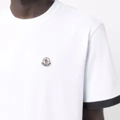 現行 MONCLER Tシャツ Ｌモンクレール ホワイト