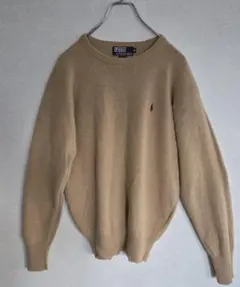 ラルフローレン POLObyRalph Lauren ウールセーター ベージュM