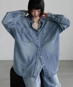 ローリーズファーム アソートデニムBIGシャツ