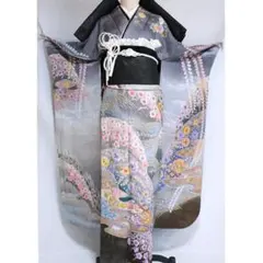 翠山工房徳永正峰辻ヶ花良好振袖7点セットトール173cmフルセット成人式KG21