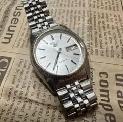 SEIKO5 セイコー5 7009-3110 デイデイト 自動巻き Seiko 5 Automatic Day/Date 7009-3110 Silver Men's Watch