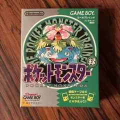 未使用】ポケットモンスター 緑 ポケモン名簿入りトランプ 透明包装未