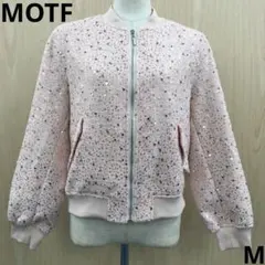 値引セール　MOTF　スパンコール付ツイードブルゾン　F1015B12-8