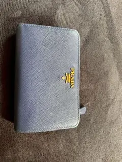 PRADA プラダ サフィアーノ 二つ折り財布 L字ファスナー バイカラー