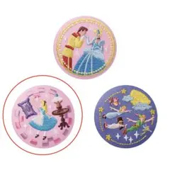 Disney Characters 刺繍缶バッジビスケット ・ふしぎの国のアリス