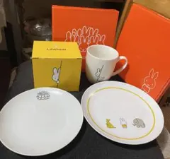 ローソン非売品 ミッフィー miffy マグカップ プレートお皿 3種セット特価