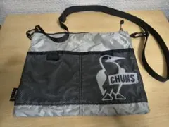 CHUMS サコッシュ ショルダーバッグ グレー♪のサムネイル