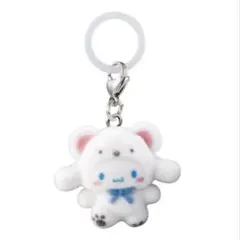 サンリオキャラクターズ ふわふわスノーめじるしアクセサリー シナモンガチャガチャ