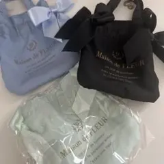 Maison de FLEURガチャダブルリボンギャザートートバックキーホルダー