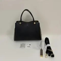 OPAQUE.CLIP 2WAY ハンドバッグ ショルダーバック　ブラックのサムネイル