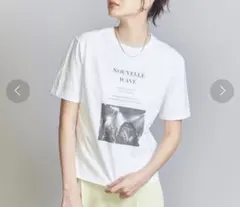 BEAUTY&YOUTH UNITED ARROWS コットンロゴプリントTのサムネイル