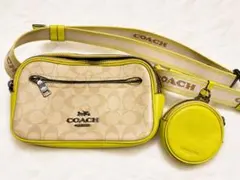 COACH ショルダーバッグ ライムグリーンのサムネイル