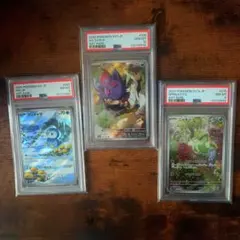 ポケカNのゾロアARPSA10 ポッチャマAR PSA8 ニャオハAR