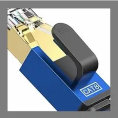 CAT8 フラットイーサネットケーブル 40Gbps