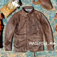 美品 メンズ 革ジャン レザージャケット ライダース 牛革 本革 S-5XL