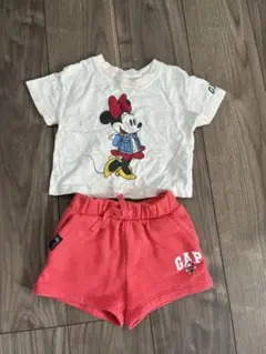 baby GAP ミニー・マウス Tシャツ•短パンセットのサムネイル