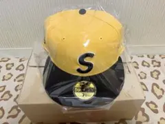 ニューエラSupreme 59FIFTY キャップ イエロー　 7 5/8