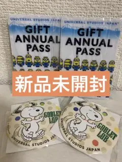 USJパスケース&缶バッジ2個セット