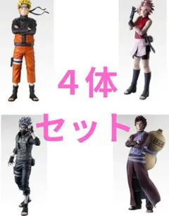 ×４体　一番くじ NARUTO ナルト 風影奪還編　A賞 B賞 C賞 D賞