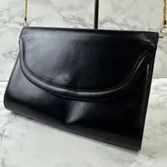 CHARLES JOURDAN シャルルジョルダン 本革 レー ショルダーバッグ