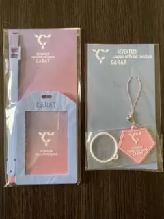 SEVENTEEN ファンクラブ更新特典　カードホルダーとラバーチャームセット