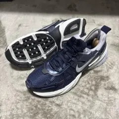 ナイキ　V2K RUN　24cm　ネイビー系　ランニング　スニーカー