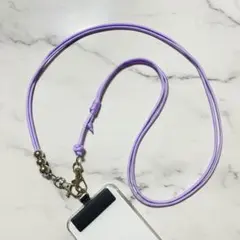 【ライラック】スマホショルダー スマホストラップ パラコード ss15