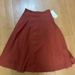 スピックアンドスパン　オレンジ　スカート