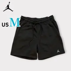 ナイキ　ジョーダン　フリースショートパンツ　スウェットパンツ　黒　メンズUS M