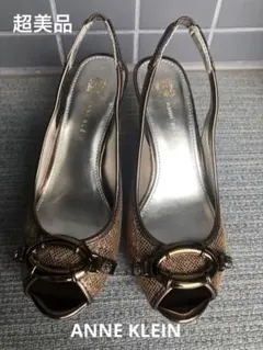 美品　サンダル　ANNE KLEIN アンクライン　ヒール　23.5cmのサムネイル