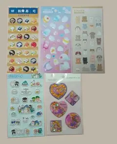 ビッグウォーターシール　しろたん　ダイソー　ぷくっとシール　サンリオ　セリア