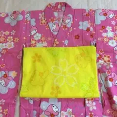 マイメロ 浴衣&帯セット 100
