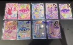アイカツ ロケテスト カード コンプ いちご あおい 蘭 セブンイレブン