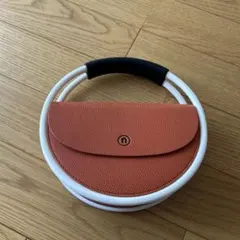 nananana hoop bag ナナナナ 黒 リサイクルレザー バッグ - メルカリ