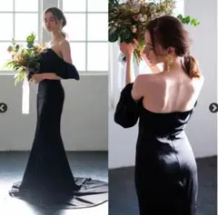 ドレスプロダクション W225BK オフショルダー ブラック