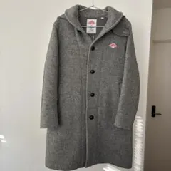 ダントン DANTON／ウールコートロング　レディース　サイズ36 グレー