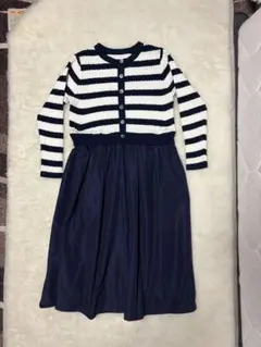 BLUE LABEL CRESTBRIDGE 38 ニット ドッキングワンピース - メルカリ