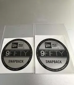 9FIFTY 3枚‼️ニューエラ ステッカー‼️正規品‼️折れ防止梱包